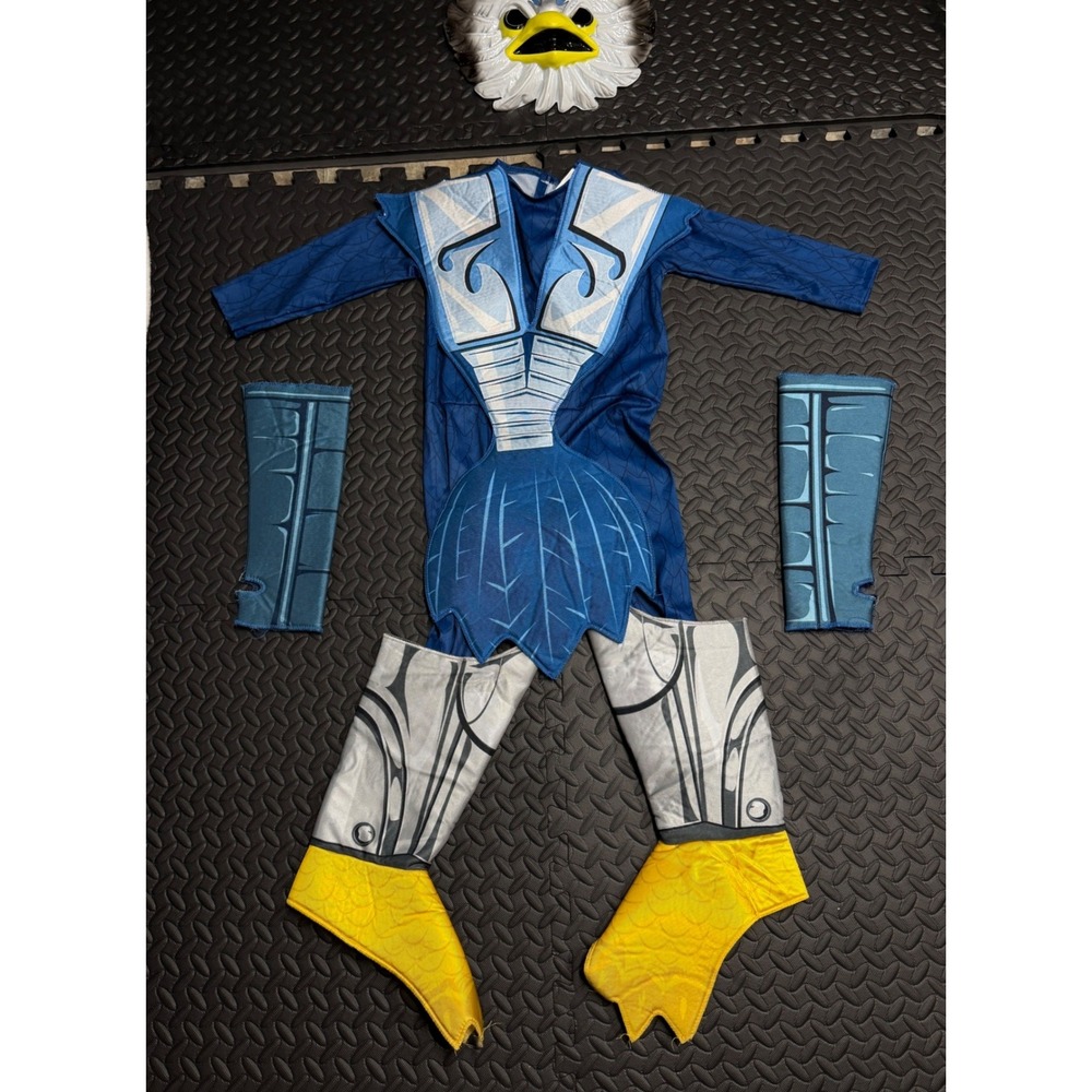 Rubie's Skylanders Jet-Vac Costume Kids Small Blue Video Game Eagle Mask Set